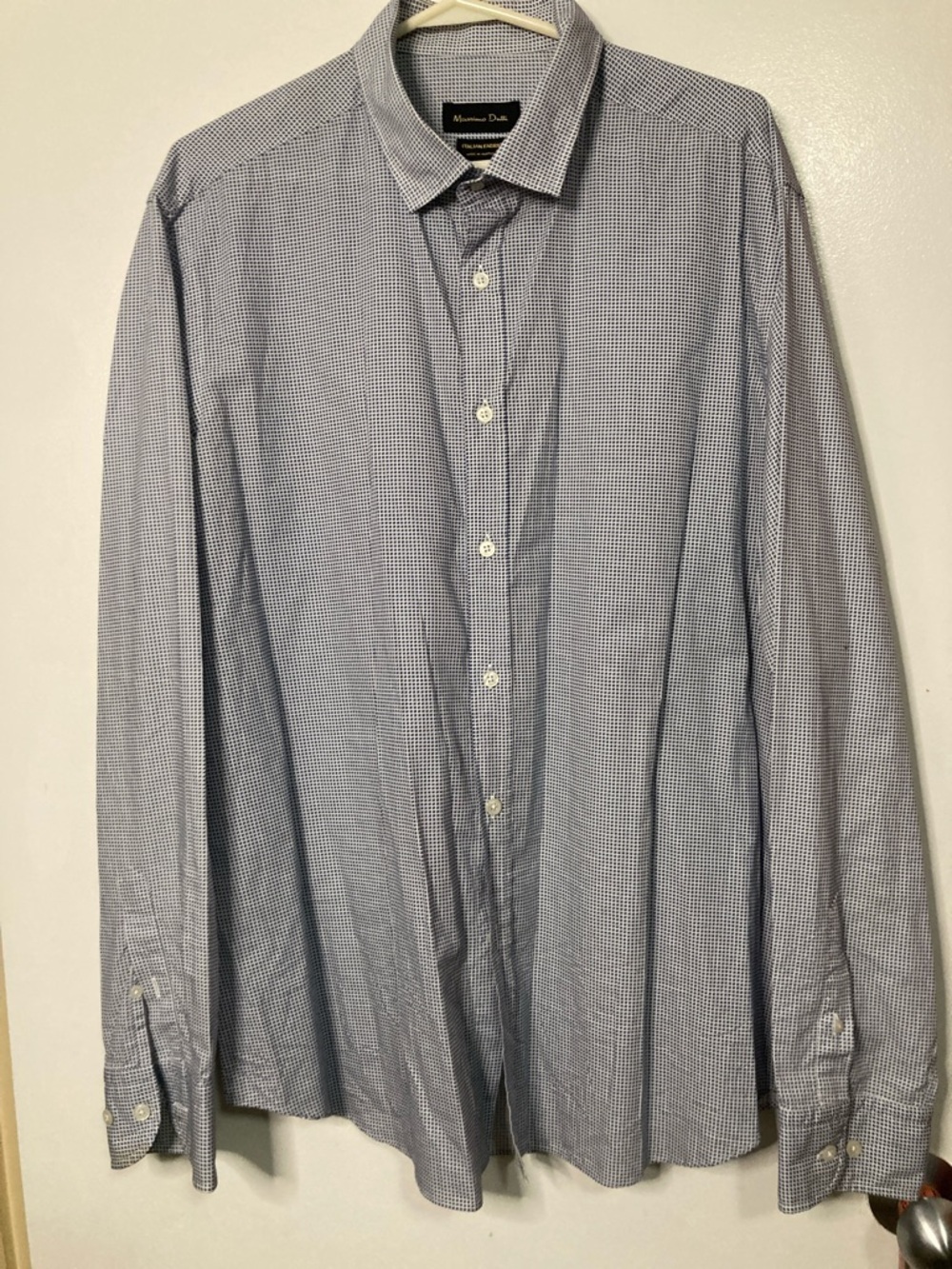 Massimo Dutti Men’s Dress Shirt Button Down XXL